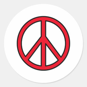 Sticker Rond Symbole de la paix