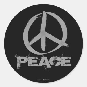 Sticker Rond Symbole de la paix