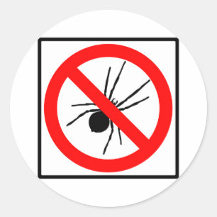 Sticker Rond Symbole de l'autoroute des araignées