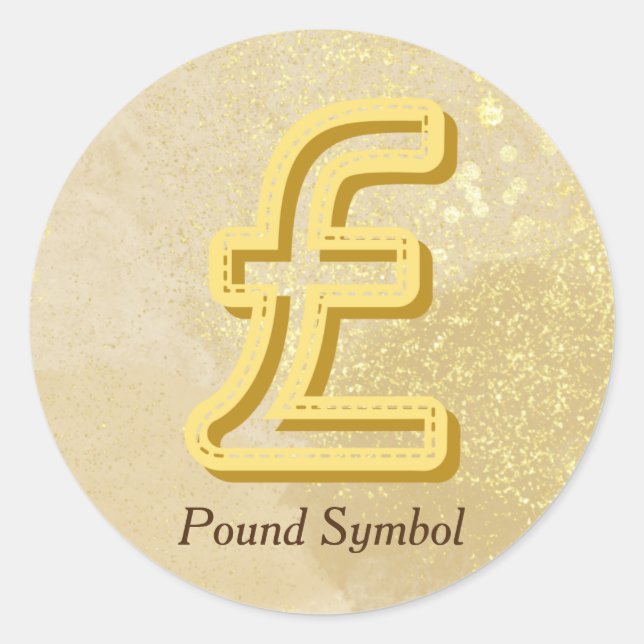 Sticker Rond Symbole de livre jaune infusé de Money Reiki (Devant)