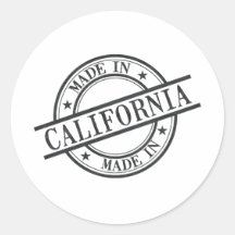 Symbole de logo Fabriqué en Californie Style Timbr