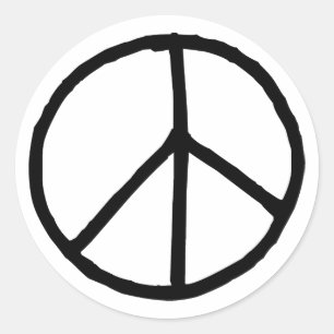 Sticker Rond Symbole de paix