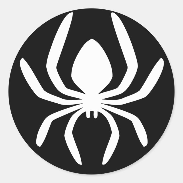 Sticker Rond Symbole du cercle de l'araignée (Devant)