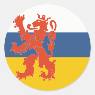 Sticker Rond Symbole du Pays-Bas de Limburg hollandais