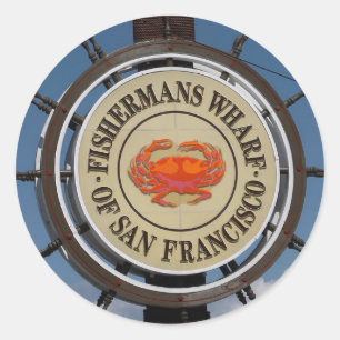 STICKER ROND SYMBOLE DU QUARTIER DES PÊCHEURS