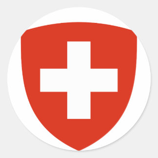 Sticker Rond Symbole officiel suisse de l'Heraldry