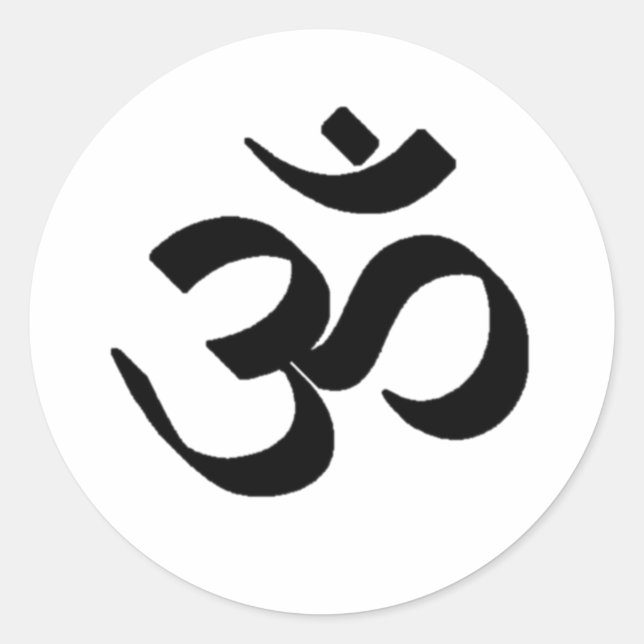 STICKER ROND SYMBOLE OHM (Devant)