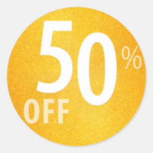 Sticker Rond Symbole puissant 50 % DE BAS DE VENTE  Parties sci