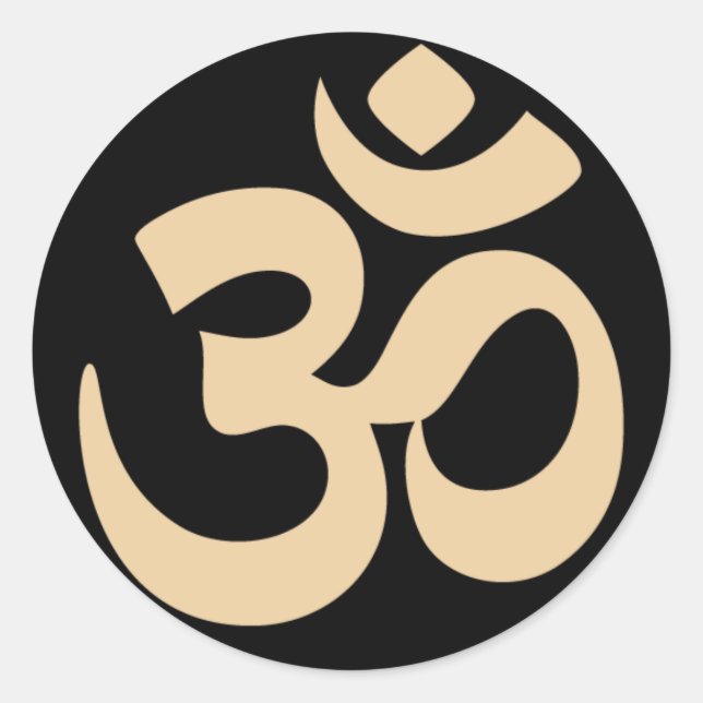 Sticker Rond Symbole simple 3ème oeil (Devant)