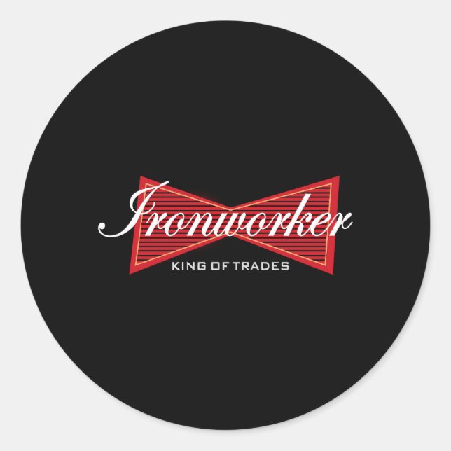 Sticker Rond Syndicat des travailleurs du fer (Devant)