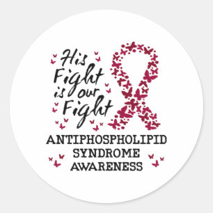 Sticker Rond Syndrome antiphospholipidique Sensibilisation, son