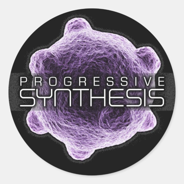 Sticker Rond Synthèse progressive (Devant)