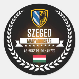 Sticker Rond Szeged