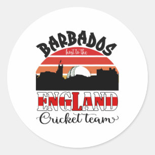 Sticker Rond T20 Cricket Rdos accueille l'équipe de cricket d'A
