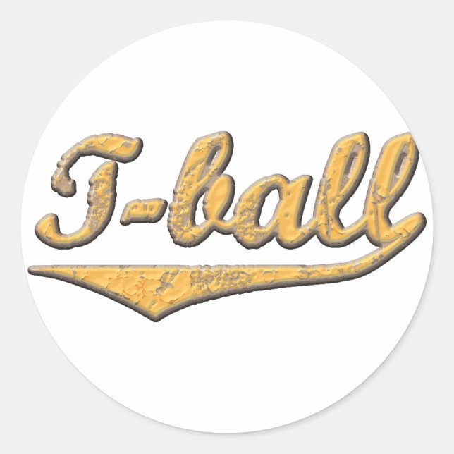 Sticker Rond T-Ball (Devant)