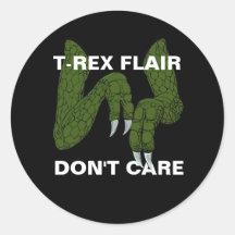 T-Rex Flair Ne vous souciez pas Neurodiversity Sti