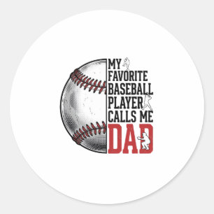 Sticker Rond T-Shirt Graphique avec Gravure Vintage pour Papa d