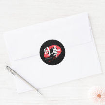 T-Shirt Kanji Gekka/Calligraphie Japonaise au Clai