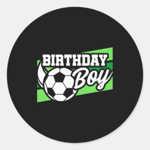 Sticker Rond T-shirt pour garçon d'anniversaire pour enfants fê