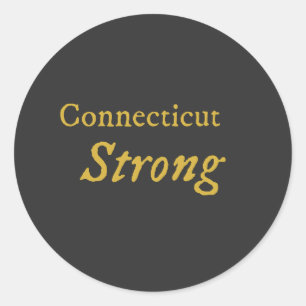 Sticker Rond T-shirt robuste Connecticut