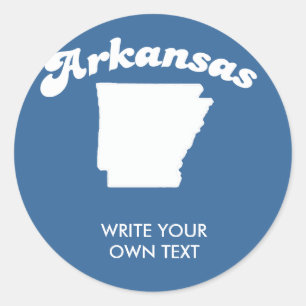 Sticker Rond T-shirt T-SHIRT ARKANSAS STATE MOTTO