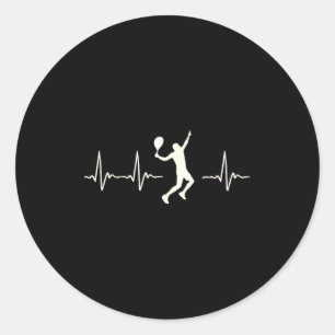 Sticker Rond T-shirt Tennis Pour Hommes - Tennis Battement de c