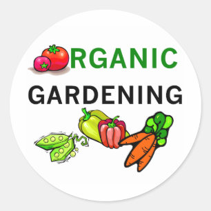 Sticker Rond T-shirts et cadeaux bio de jardinage