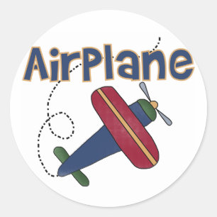 Sticker Rond T-shirts et cadeaux d'avion