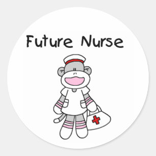 Sticker Rond T-shirts et cadeaux d'infirmière pour l'avenir du 