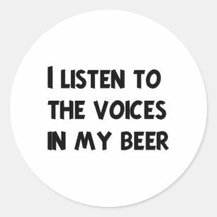 Sticker Rond T-shirts et cadeaux drôles de barman