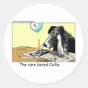 Sticker Rond T-shirts et objets de collection amusants pour Bor