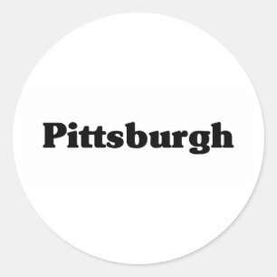 Sticker Rond T-shirts Pittsburgh Classic