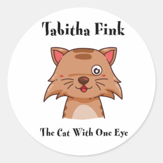 Sticker rond Tabitha Fink