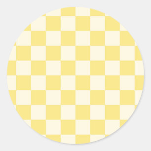 Sticker Rond Tableau de bord jaune