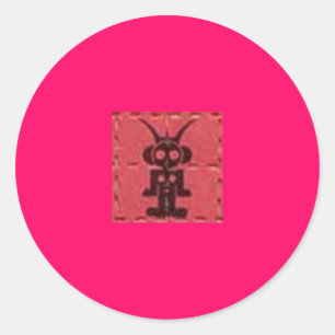 Sticker Rond tache d'écusson liquide