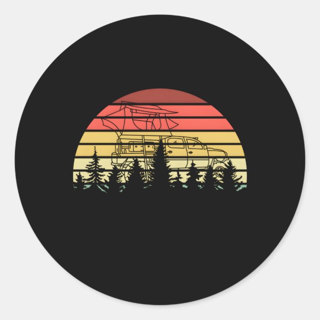 Sticker Rond Taco Tacoma (Devant)