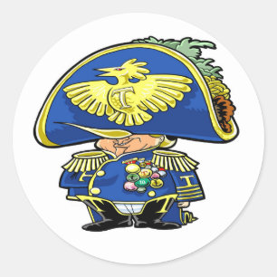 Sticker Rond Tacoleon Tinyhand