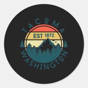 Sticker Rond Tacoma