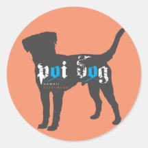 Tag Hawaii Poi Chien / Bagage valise bagages