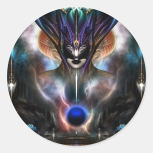 Sticker Rond Taidushan Sai Esprit De Pouvoir WD