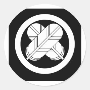 Sticker Rond Taka de chigai de Maru, Japon