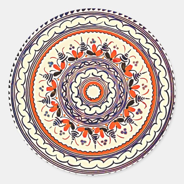 Sticker Rond Talavera Uno (Devant)
