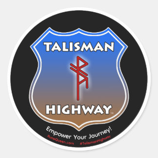 Sticker Rond Talisman Highway RuneQueen