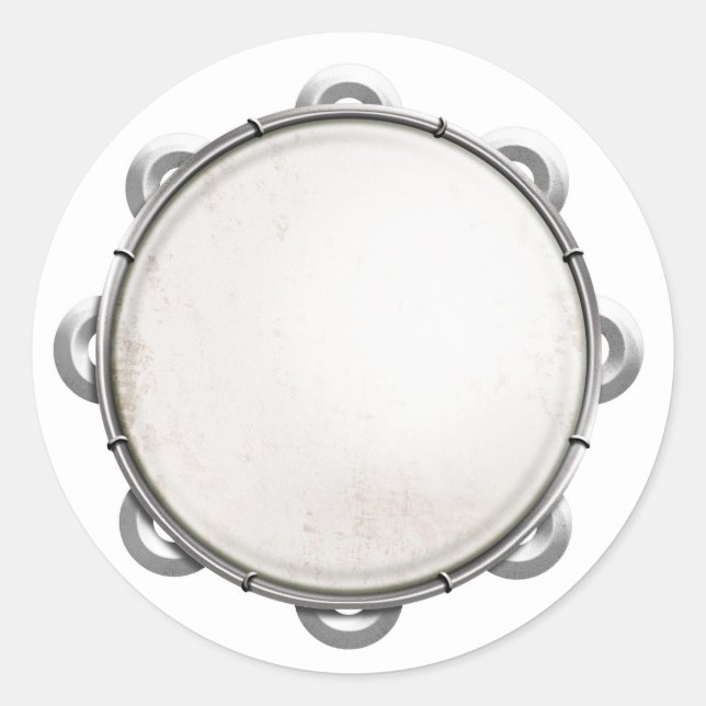 Sticker Rond Tambourine (Devant)