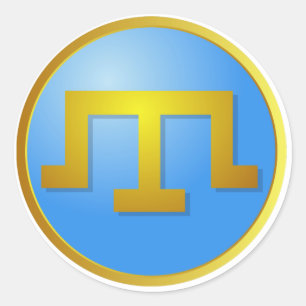 Sticker Rond Tamga des Tatars de Crimée