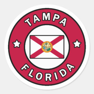 Sticker Rond Tampa Floride