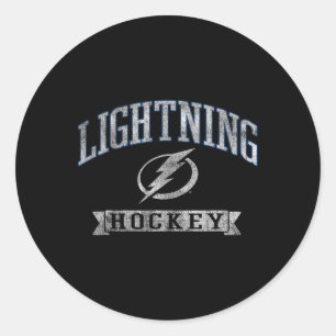 Sticker Rond Tampa Y Lightning Vintage Hockey Officiellement So