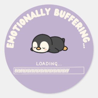 Sticker Rond Tamponnage émotionnel...