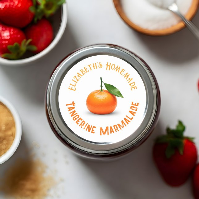 Sticker Rond Tangerine Marmalade (Créateur téléchargé)