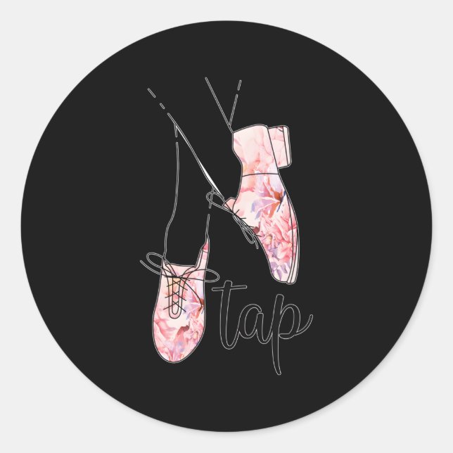 Sticker Rond Tap Dance (Devant)